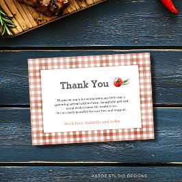 BabyQ BBQ Baby Shower - tackkort Tack Kort