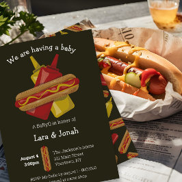 BaByQ-inbjudan till babyvisningsprogrammet i par Inbjudningar