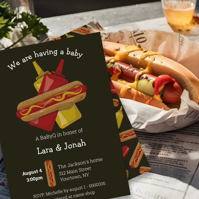 BaByQ-inbjudan till babyvisningsprogrammet i par Inbjudningar (Skapare uppladdad)