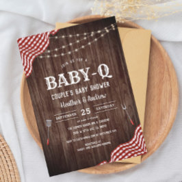 BabyQue Picnic BBQ Couppes babybordsinbjudning Inbjudningar