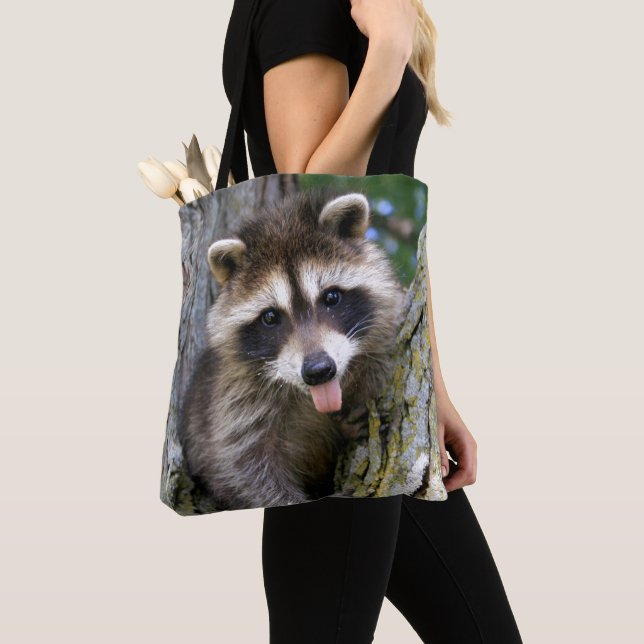 BabyRaccoon Tygkasse (Närbild)