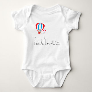 BabyRomper med världshorisont T-shirt