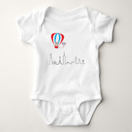 BabyRomper med världshorisont Tee