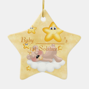 Baby's1st-Solsticeprydnad Julgransprydnad Keramik