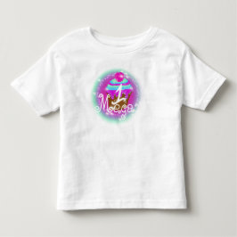 Baby's 1:a födelsedag Airbrush Cupcake T Shirt