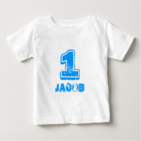 Babys 1:a födelsedag t-shirt för 1-årig pojke