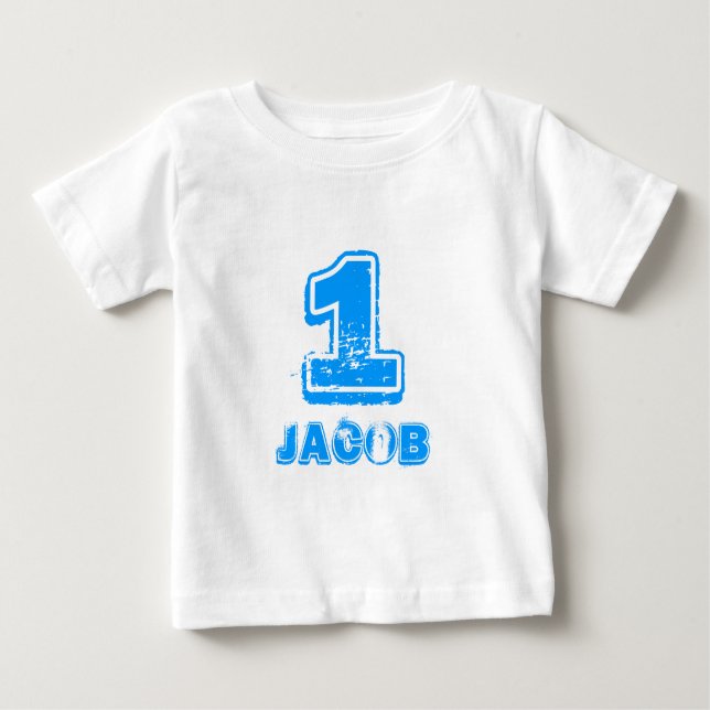 Babys 1:a födelsedag t-shirt för 1-årig pojke (Framsida)