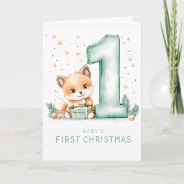 Babys 1:a jul helgkort (Framsida)