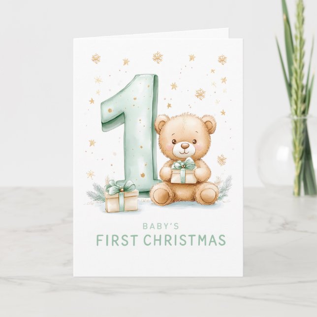 Babys 1:a jul helgkort (Framsida)