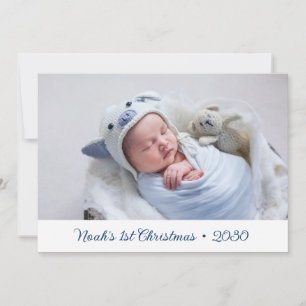 Baby's 1:a julbild julkort