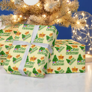 Babys är det min första jul presentpapper