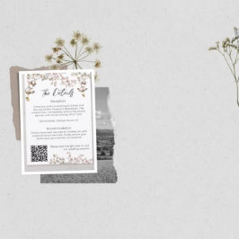 Baby's Breath Bröllopskort - Spara datum-kort OSA Kort