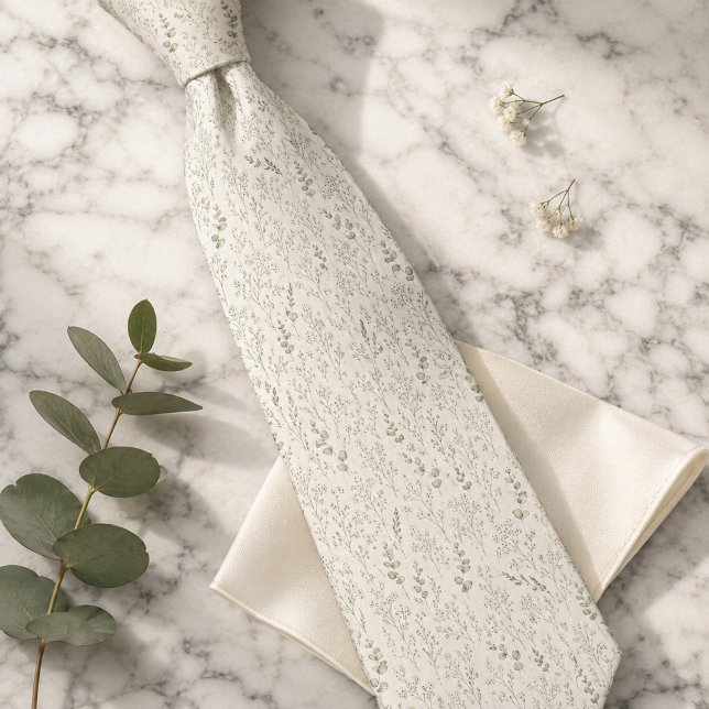 Baby's Breath & Eucalyptus Blommig Slips (Skapare uppladdad)