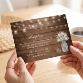 Baby's Breath Sträng Ljus Mottagning Boende Tilläggskort