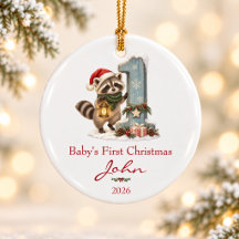 Baby's First Christmas Ceramic Ornament
