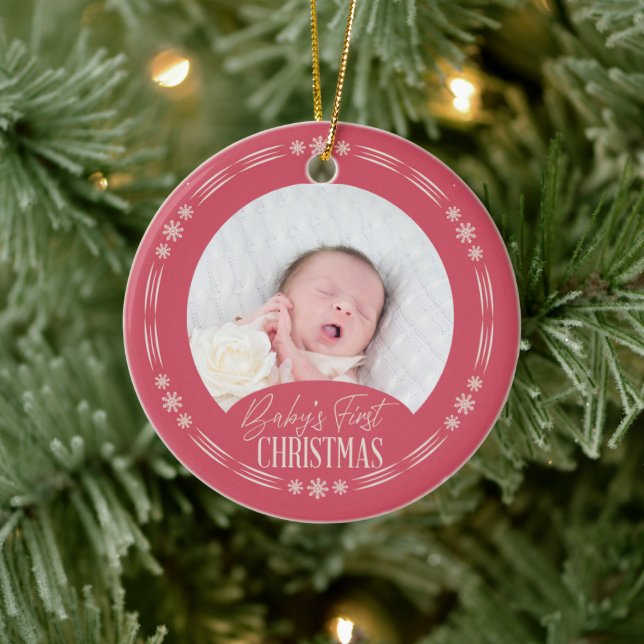 Baby's First Christmas Ornament Design (Träd)