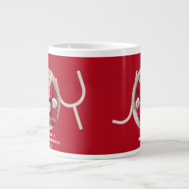 Baby's First Christmas Photo Red Coffee Mug Jumbo Mugg
