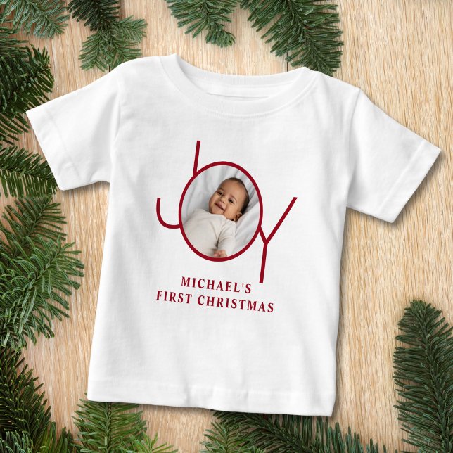 Baby's First Christmas  T Shirt (Skapare uppladdad)