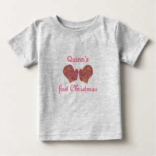 Baby's First Christmas T-shirt eller Barnets först
