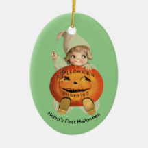 Baby's First Halloween Personlig Ornament