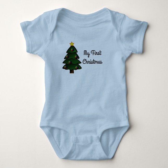 Babys First jul Jersey T-shirt (Framsida)