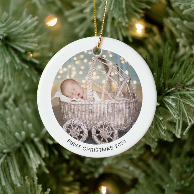 Babys First jul Monochrome Winter Ornament (Träd)