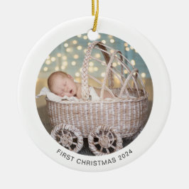 Babys First jul Monochrome Winter Ornament
