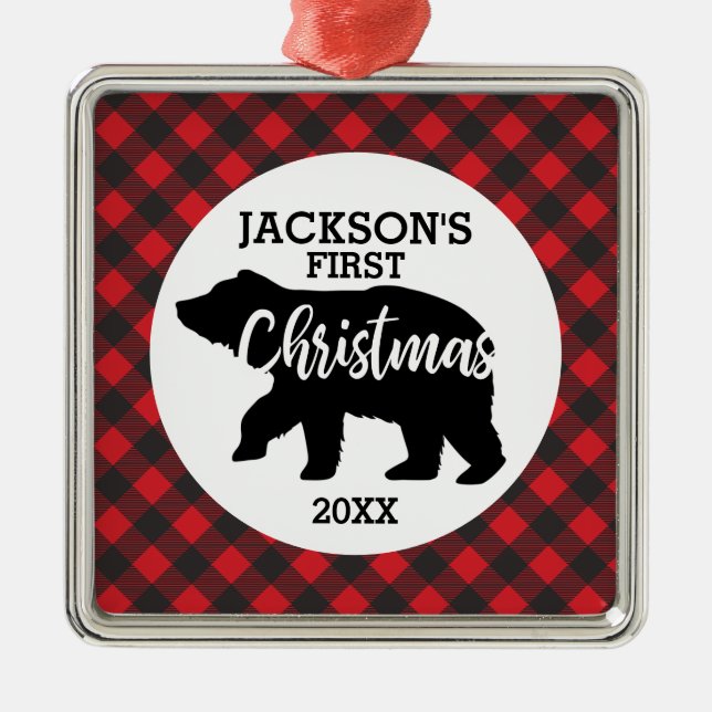 Babys First jul Photo Ceramic Ornament (Framsidan)