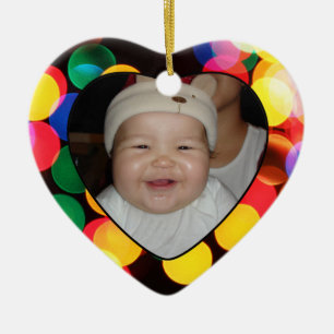 Babys First jul Photo Gift Märkre & Ornament