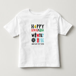 Babys First KWANZAA Tshirt Add Namn to Personalize T Shirt