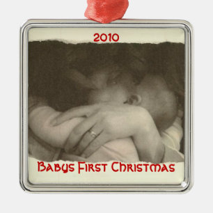 Babys första jul, 2010 julgransprydnad metall