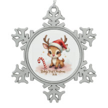 Baby's första jul 2025 – Snöflingaornament