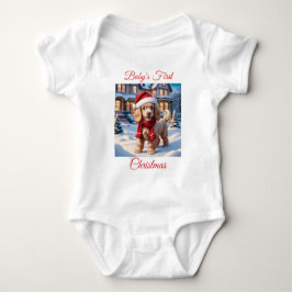 Baby's första jul Cocker Spaniel T Shirt