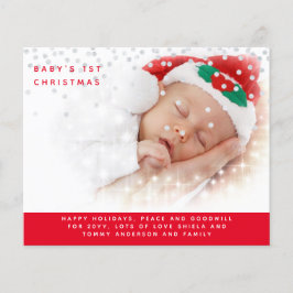 Babys första jul FOTO Årsöversyn Brev