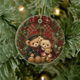 Baby's Första Jul Foto Keramisk Juldekoration