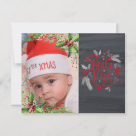 Baby's första jul, Julbär, Foto Julkort