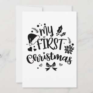 Baby's första jul Matchande familj Meddelande
