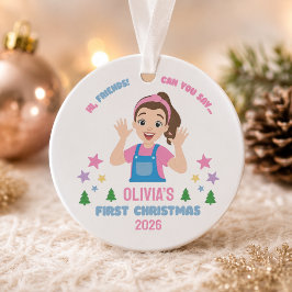 Babys första jul med anpassat namn