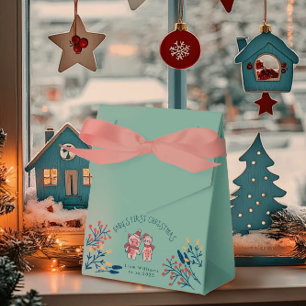Babys första jul söta Gris och Björn Presentaskar