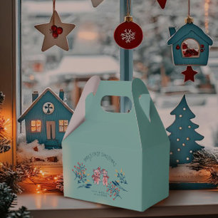 Babys första jul söta gris och björn presentaskar