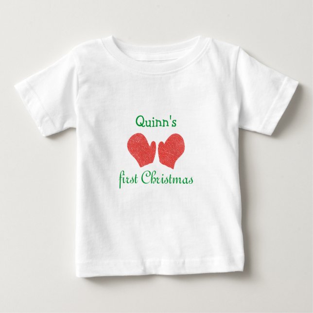 Baby's första jul T Tee Shirt (Framsida)