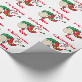 Babys Första jul vid namn Giftwrap SuperSanta Presentpapper