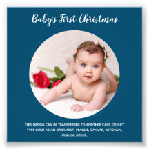 Babys första julpHOTO-mall - Skapa egen