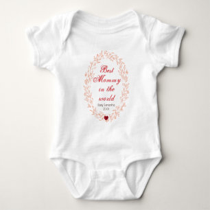 Baby's första mödardags-outfit t shirt