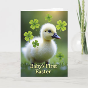 Babys första påskscen-kort kort