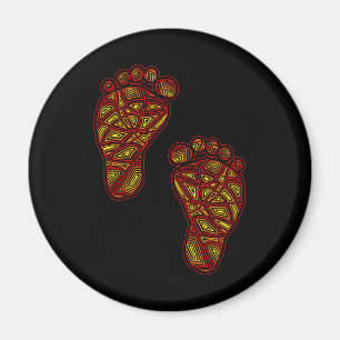 Babys fotspår magnet
