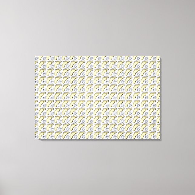 Babys fötter canvastryck (Framsida)