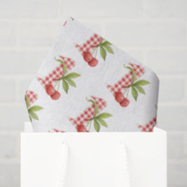 Baby's Körsbär Första Röda Gingham Födelsedag