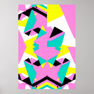 Baby's Second Memphis Design Affisch