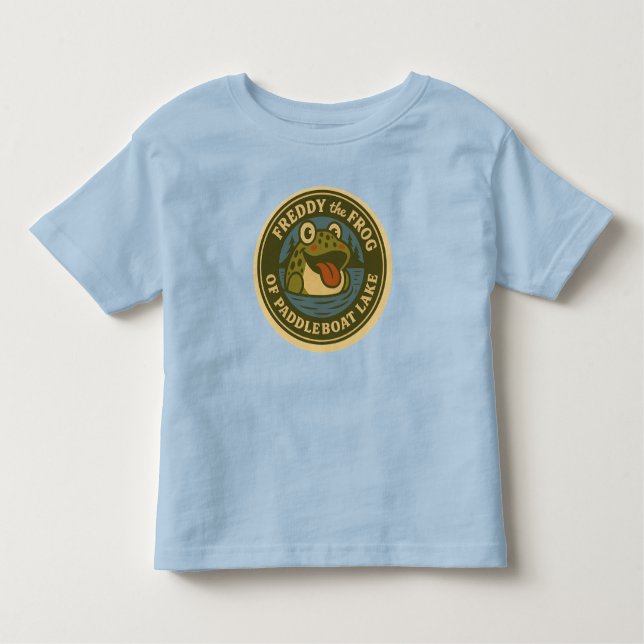 Baby's Tee Freddy Frog Tee of Paddleboat Lake (Framsida)